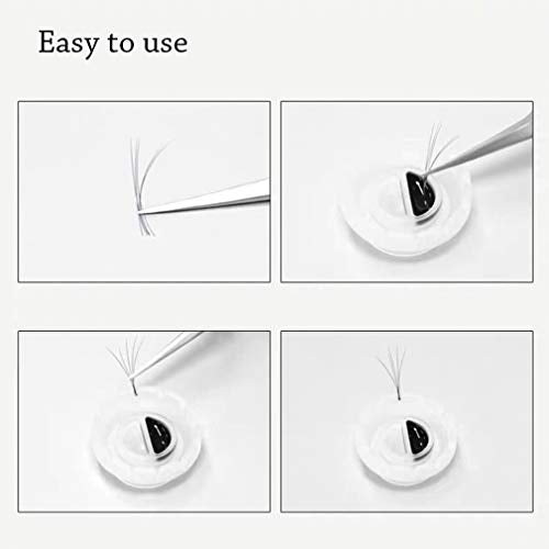400 Pcs Eyelash Extension Blossom Cups with Glue Holders