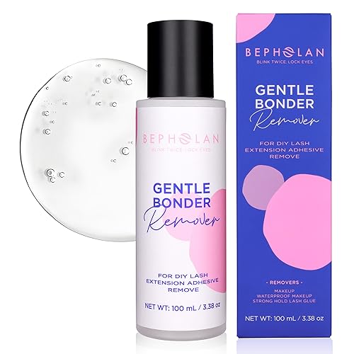 BEPHOLAN Lash Glue Remover 100ml - Gentle Waterproof Eyelash & Makeup Remover