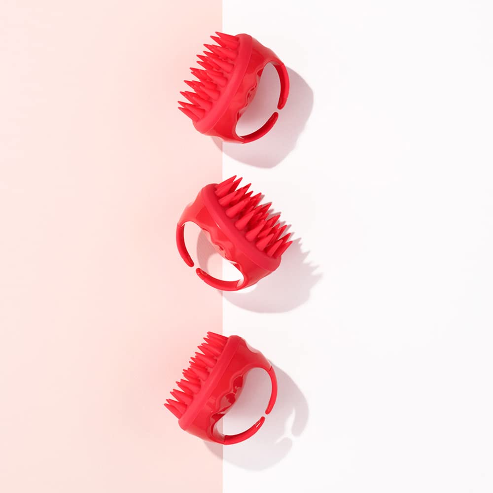 Diane Shampoo Massage Brush, Coral