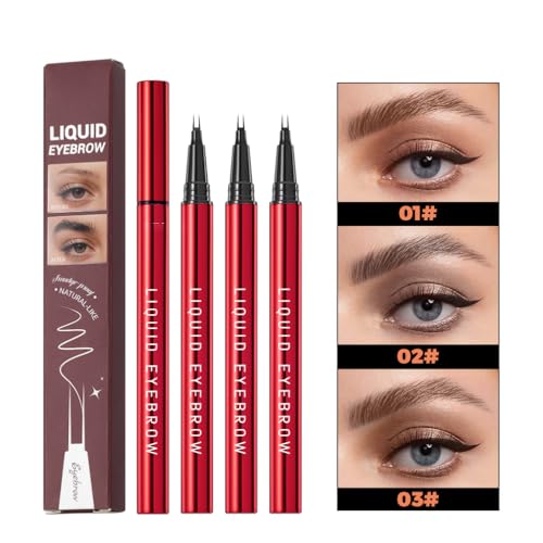 Microblading Eyebrow Pencil with Hair-Like Strokes - Waterproof