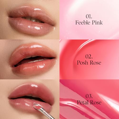 d'alba Lip Volumizer Gloss 3-Color Set - Plumping & Hydrating