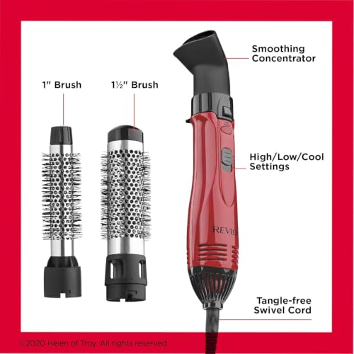Revlon 1200W Hot Air Styler Kit with Ionic & Ceramic Technology