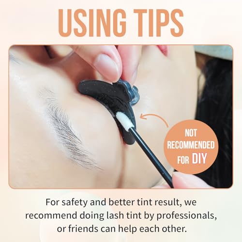 Lash Color Kit Black Instant Eyelash Color Kit, 8-Minute DIY Color with Keratin, Natural-Looking Fuller Lashes, Lasts Up to 4 Weeks