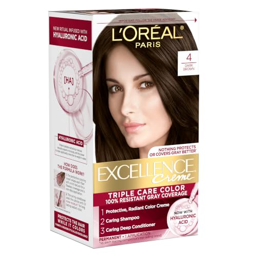 L'Oreal Paris Excellence Crème Permanent Hair Dye, Triple Care Color