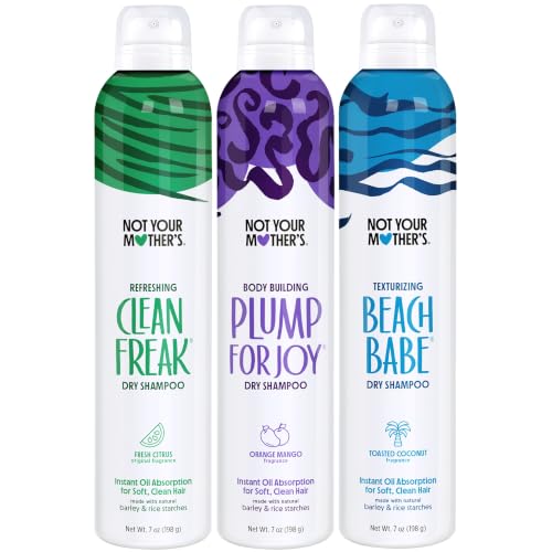 Not Your Mother's Dry Shampoo Spray Set - 7oz (3 Pack) for Oil Absorption & Refreshing Hair