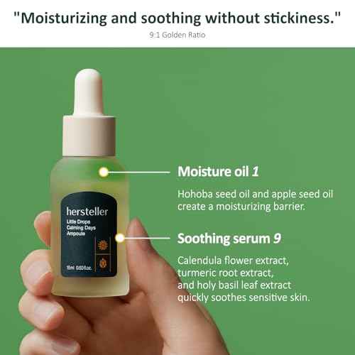 hersteller Little Drops Calming Days Ampoule 45ml, 1.5 Fl Oz Soothing for Sensitive Skin Calendula Flower Water Moisturizing Vegan Facial Skin Korean Skincare
