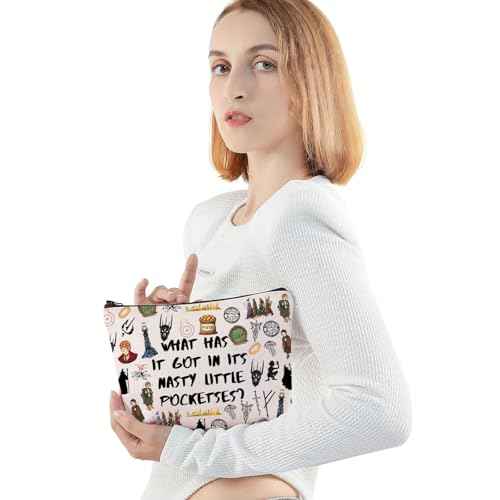 JNIAP Fantasy Movie Makeup Bag Fantasy Movie Gifts What Has It Got In Its Nasty Little Pockets Gifts Fantasy Movie Cosmetic Bag(WHAT HAS mb