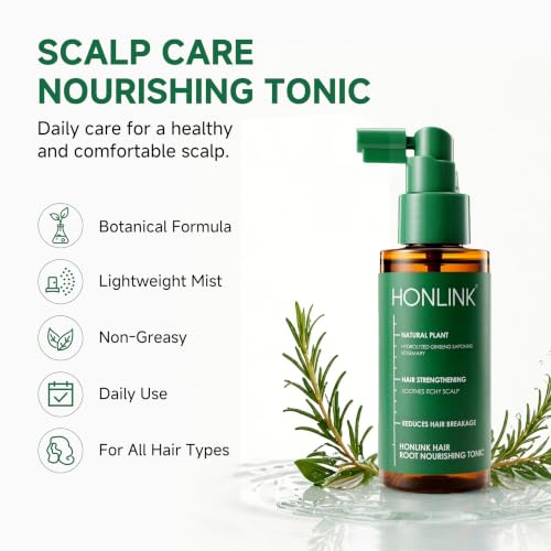 Hair Root Nourishing Tonic Spray with Ginseng & Rosemary