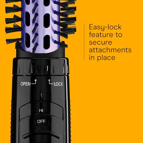 Conair 2-in-1 Hot Air Brush Styler Combo with 1.5" and 1" Attachments