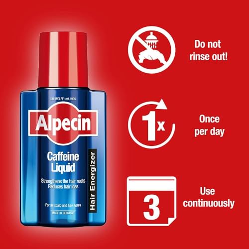 Alpecin Caffeine After Shampoo Liquid for Men's Hair Growth