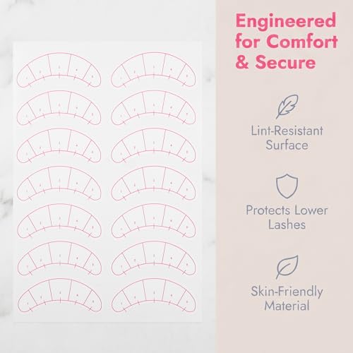 Lurrose Eyelash Extension Patches 5-Point Positioning Pads
