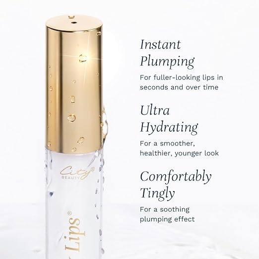 City Beauty City Lips Hydrating Plumping Lip Gloss - High-Shine Treatment
