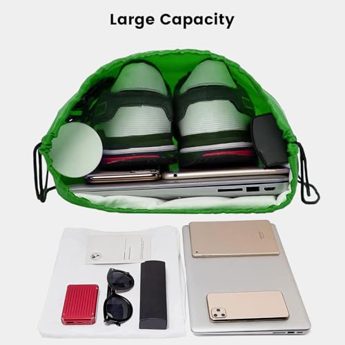 Vorspack 10-Pack Drawstring Bags - 15.7x13.3 Inches, 10 Colors
