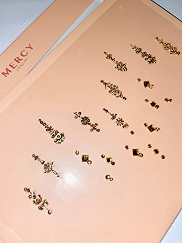 Mercy London Crystal Bindis Multipack Gold Silver