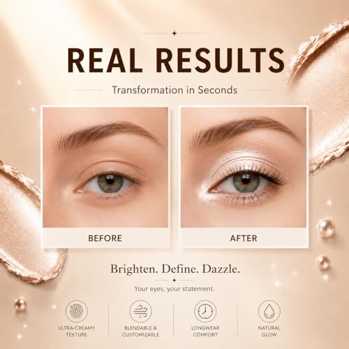 CoFier Cream Eyeshadow Stick - Waterproof, Blendable, Crease-Proof