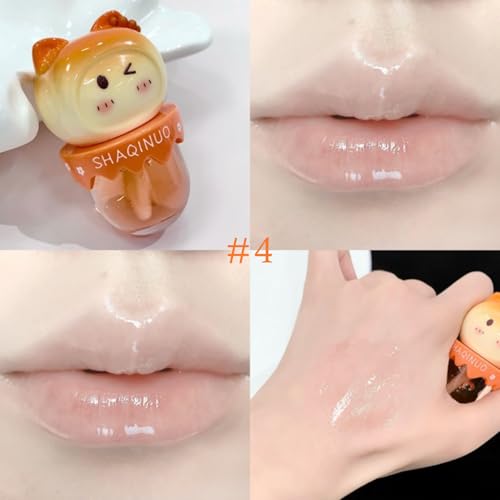 Hydrating Lip Gloss Set - 4 Colors Waterproof Glossy Liquid Lipstick