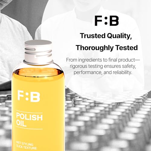 Wet Hair Polish Oil for Men - Sleek Look & Lightweight Hold