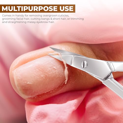 Utopia Care Eyebrow Scissors - Professional Stainless Steel Grooming Shears