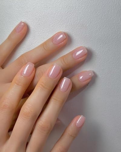 Vishine Sheer Pink Jelly Glitter Gel Polish - 15ml Soak Off UV LED