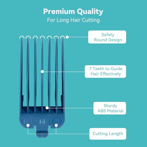 Wahl Clipper Guards 4-Piece Set - Color Coded Replacement Combs