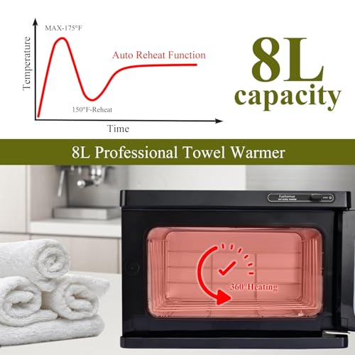 8L Professional Towel Warmer for Salon & Home Spa