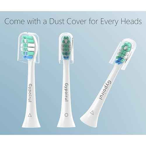 Toothbrush Replacement Heads Compatible with Philips Sonicare Replacement Heads, Electric Brush Head for 4100 5100 6100 9023 W Optimal Plaque Control 10 Pack