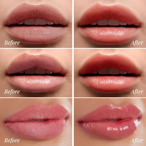 ANRCOLLECT Lip Scrub & Mask Set - 4-Pack Exfoliator & Overnight Balm