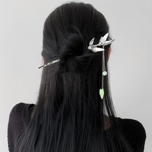 6-Piece Star Moon Hair Sticks for Buns Vintage Chinese Hairpins