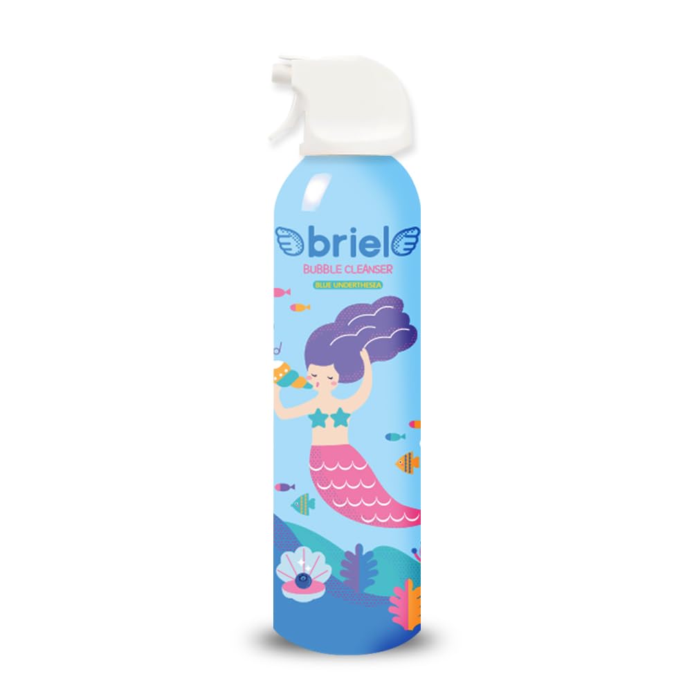 briel bubble cleanser 200ml 3type 300ml 6type Body Wash Foam Soap (blue_blueberry, 200ml / 1bottle)