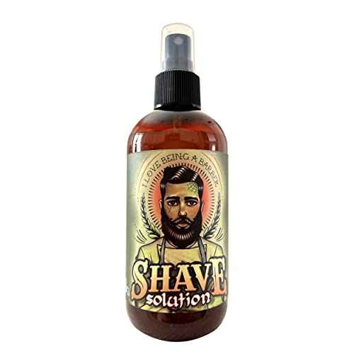 I Love Being a Barber 8 oz Shaving Spray Solution ? Gentle and Hydrating Spray-On Clear Shaving Gel for Men - Soothing Clear Shave Gel Spray - Quick and Easy Barber Shaving Gel and Barber Tonic Spray