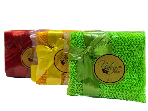 African Net Bath Sponge, 49" Long, Skin Exfoliation