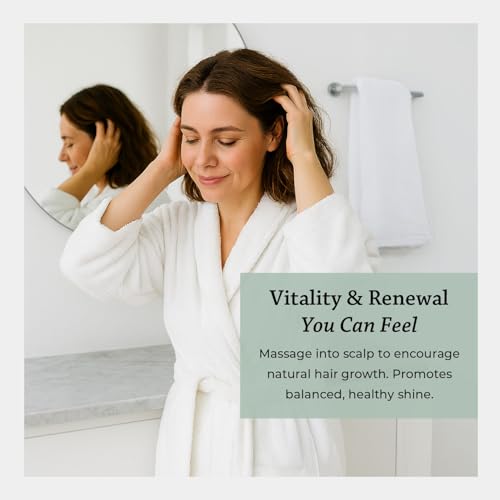 Organic Rosemary & Jojoba Roll-On Oil | Hair Growth & Focus