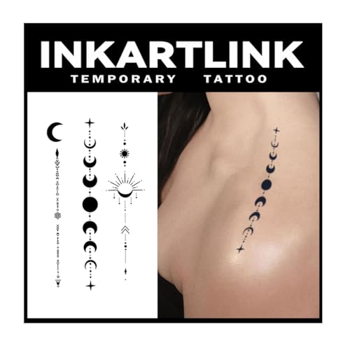 INKARTLINK Semi-Permanent Tattoo Sheets - 2 Pack Waterproof