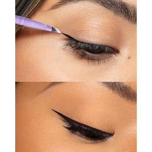 Eyeliner Brush Fine Angled - EIGSHOW PRO Precision Gel Liner Brush with Silver Ion Bristles - Ultra Thin - Vegan & Cruelty-Free (E835MP)
