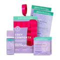 Patchology Cozy Comforts Holiday Skincare Gift Set - Soothing Under Eye Patches, Barrier-Boosting Hydrating Sheet Masks & Calming Mist - Limited Edition Winter Christmas Gifts & Stocking Stuffers