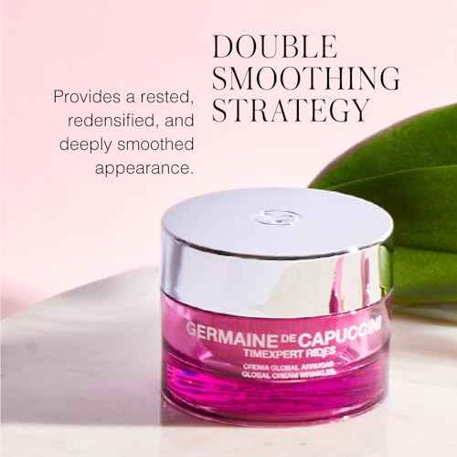 Germaine de Capuccini | TIMEXPERT RIDES | Global Cream Rich - Moisturizer Face Cream - For Dry Skin - Skin with visible lines & Wrinkles - Normal/Dry skin - 1.7 oz