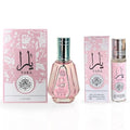 Lattafa Yara EDP & Roll-On Perfume Oil Bundle – 50ML + 10ML
