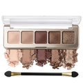 Erinde 5-Color Eyeshadow Palette - Matte & Shimmer Nude Neutrals