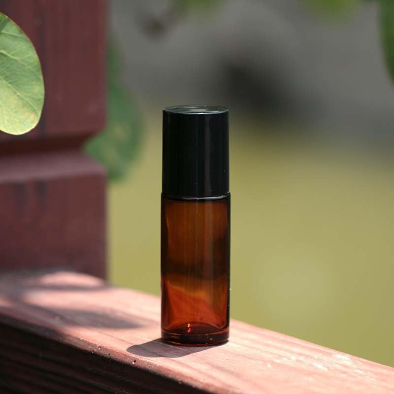 Refillable 50ml Glass Essential Oil Roller Bottles - Aromatherapy & Perfume Containers
