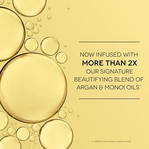 Bain de Terre Passion Flower Color Preserving Conditioner, Luxurious Hydration for Vibrant Color & Protection from Fading, with Argan & Monoi Oils, Paraben-free, Vegan