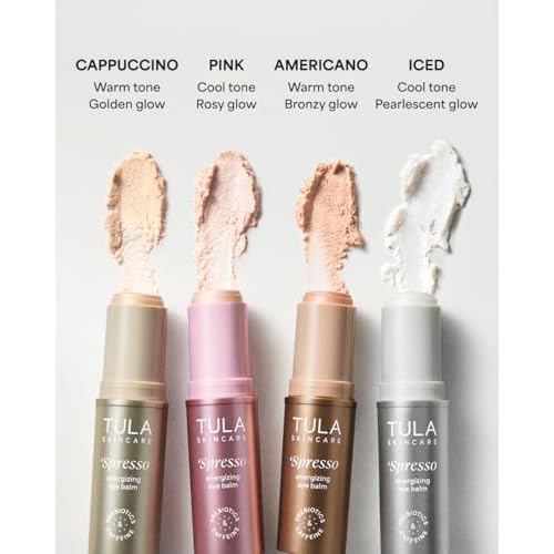 TULA Skin Care Eye Balm Extravaganza - Dark Circle Under Eye Treatment, Instantly Hydrate and Brighten Undereye Area & Leave the Ultimate Glow, 3-Piece Kit