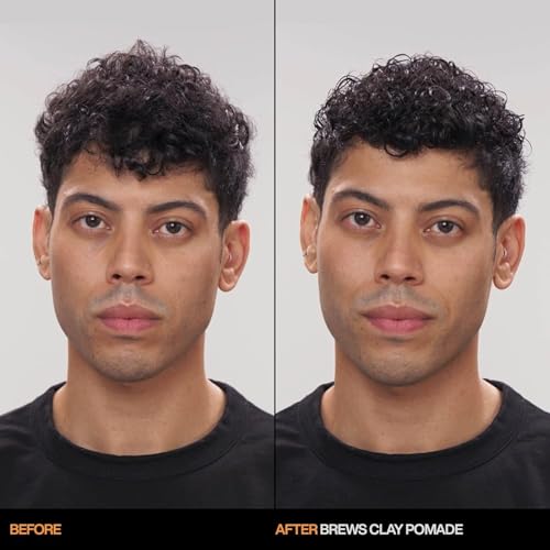 Redken Brews Clay Pomade for Men - High Hold Matte Finish