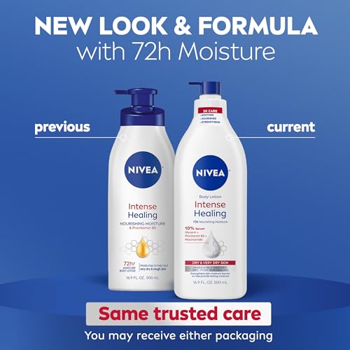 NIVEA Intense Healing Body Lotion, 16.9 FL OZ