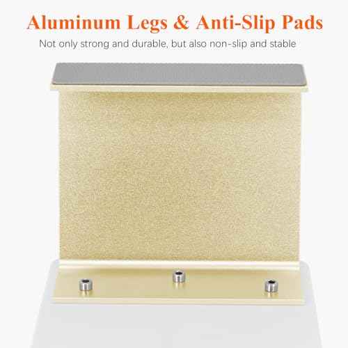 Erasable Arm Rest for Nails Tech, Luxury Nail Arm Rest White Manicure Hand Rest for Nails Tech with Non-Slip Aluminum Alloy Legs, Cleanable Technology Leather