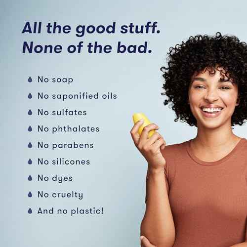 HIBAR - Volumize Shampoo Bar - For Fine & Flat Hair - Add Body, Definition & Volume - With African Dates & Vitamin B5 - Plastic-Free - Soap, Paraben & Sulfate-Free - Color Safe & Vegan -1 Solid Bar