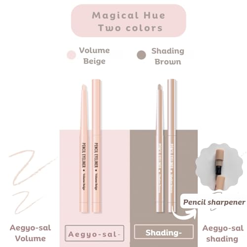Aegyo-Sal Eyeliner Pencil Highlighter - 2 Colors Set