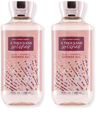 Bath & Body Works Works A Thousand Wishes Shea Butter + Vitamin E Shower Gel, 10 Ounce (Pack of 2)