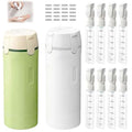 ZANSHI 4-in-1 Travel Dispenser Bottle Set for Toiletries - Leak-Proof & Portable