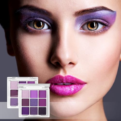 9 Color Eyeshadow Palette - Waterproof Shimmer & Matte