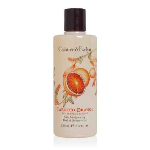 Crabtree & Evelyn Bath and Shower Gel, Tarocco Orange, Eucalyptus and Sage, 8.5 Fl Oz